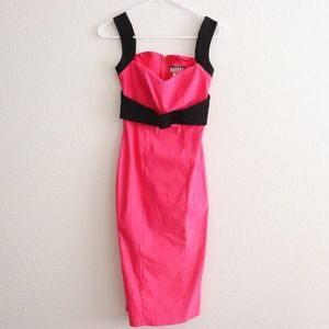 PinUp Couture Wiggle Dress Hot Pink